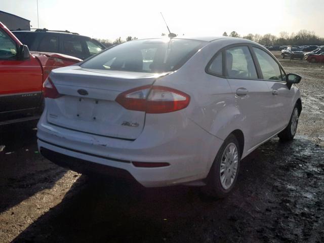 3FADP4AJXEM222163 - 2014 FORD FIESTA S WHITE photo 4