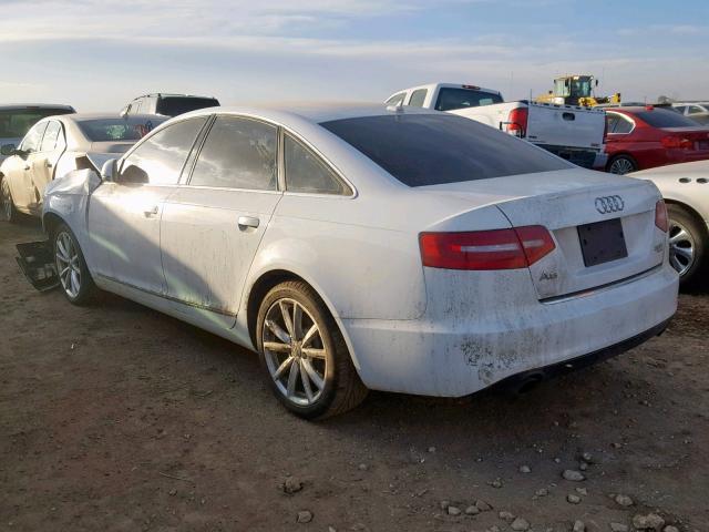 WAUWG74F09N021506 - 2009 AUDI A6 QUATTRO WHITE photo 3