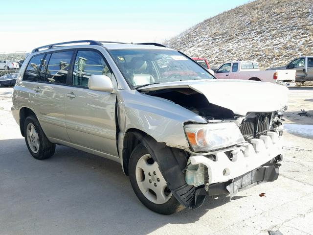 JTEEP21A470212412 - 2007 TOYOTA HIGHLANDER SILVER photo 1