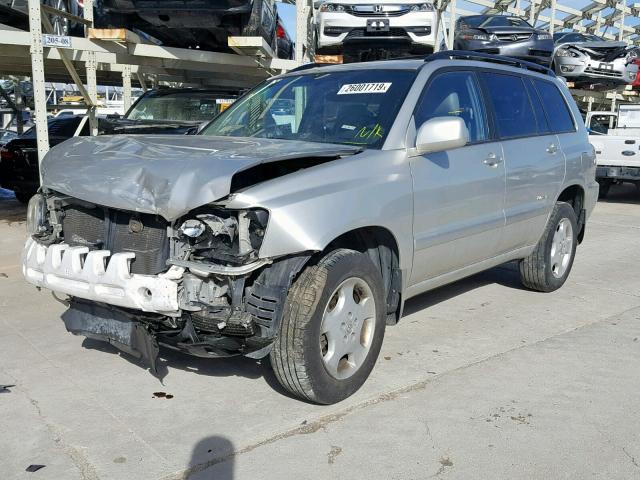 JTEEP21A470212412 - 2007 TOYOTA HIGHLANDER SILVER photo 2