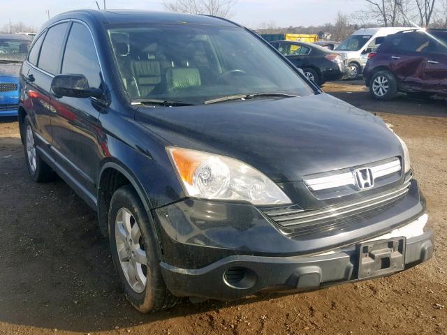 JHLRE48798C031150 - 2008 HONDA CR-V EXL BLACK photo 1