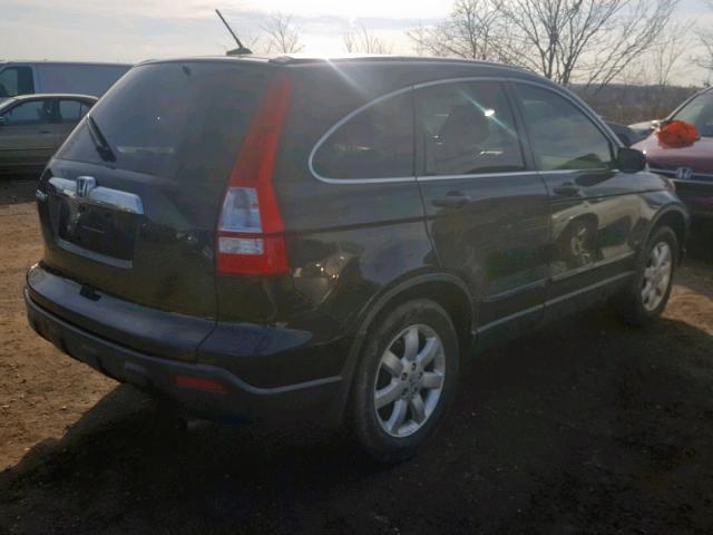 JHLRE48798C031150 - 2008 HONDA CR-V EXL BLACK photo 4