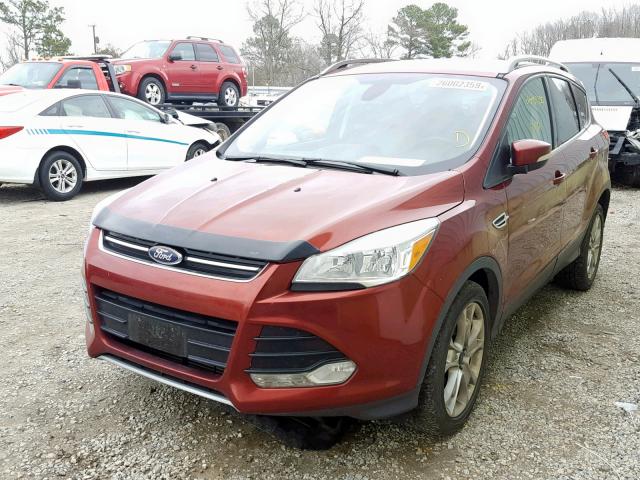 1FMCU0J94EUD59698 - 2014 FORD ESCAPE TIT RED photo 2