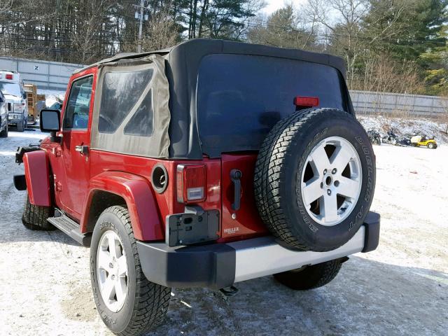 1J4AA5D14BL579247 - 2011 JEEP WRANGLER S RED photo 3