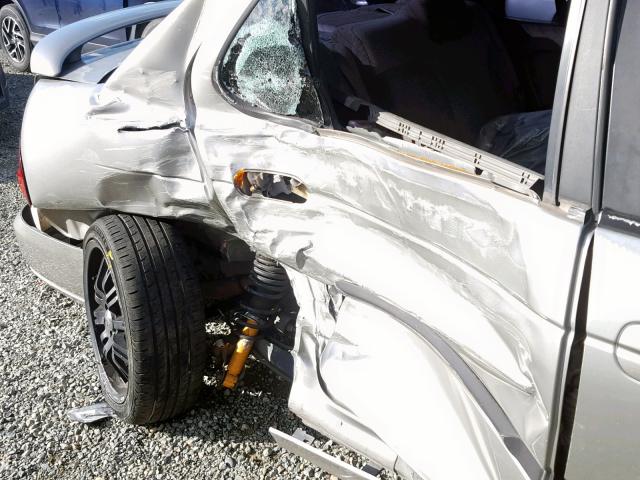 3N1AB51D22L710023 - 2002 NISSAN SENTRA SE- SILVER photo 9