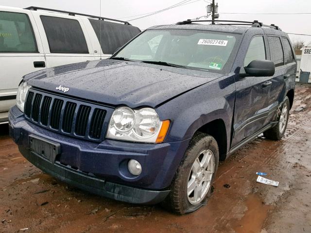 1J4GR48K45C626961 - 2005 JEEP GRAND CHER BLUE photo 2