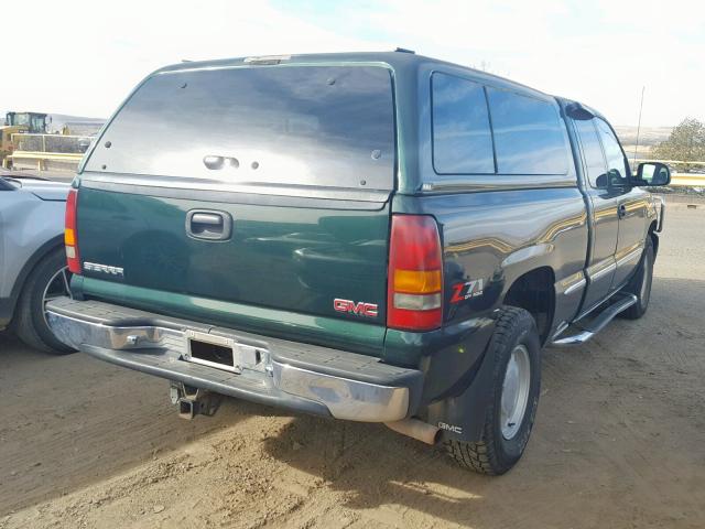 1GTEK19T31E214665 - 2001 GMC NEW SIERRA GREEN photo 4