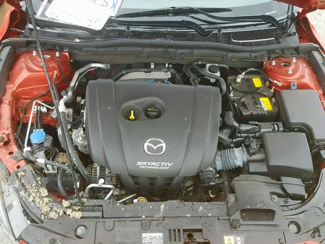 JM1BM1V76E1190011 - 2014 MAZDA 3 TOURING RED photo 7