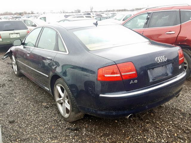 WAULV94E88N008285 - 2008 AUDI A8 4.2 QUA BLACK photo 3