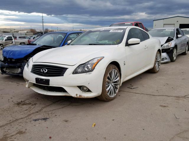 JN1CV6EL9EM130320 - 2014 INFINITI Q60 JOURNE WHITE photo 2