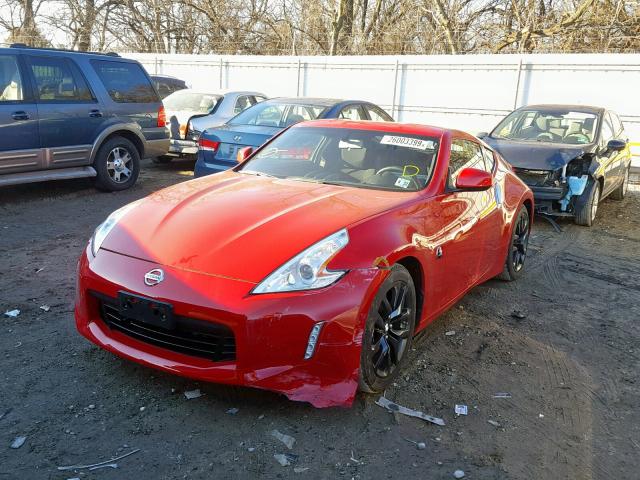 JN1AZ4EHXHM952091 - 2017 NISSAN 370Z BASE RED photo 2