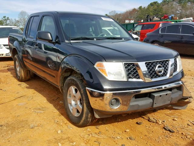 1N6AD07U26C464512 - 2006 NISSAN FRONTIER C BLACK photo 1