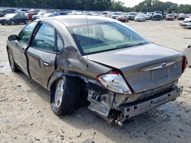 1FAHP552X2A227902 - 2002 FORD TAURUS SES GRAY photo 3