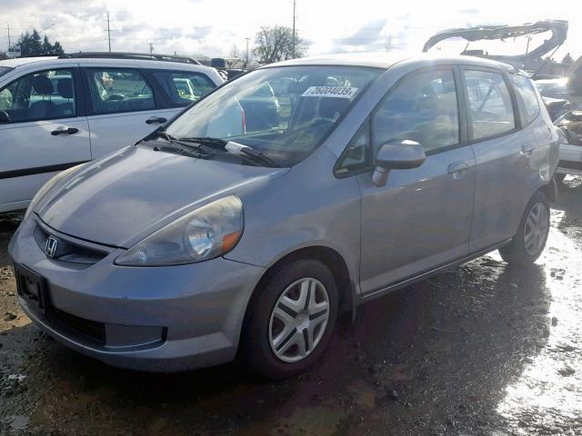 JHMGD38408S031713 - 2008 HONDA FIT SILVER photo 2