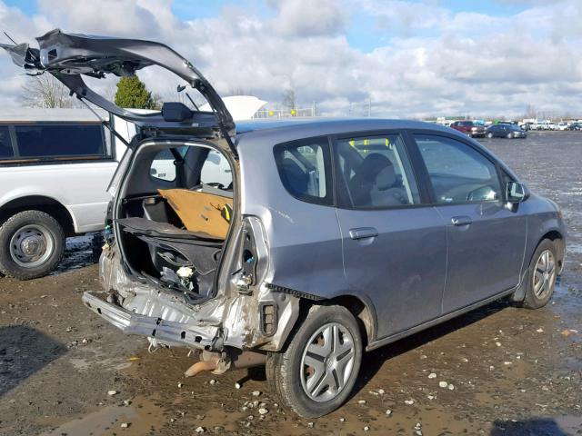 JHMGD38408S031713 - 2008 HONDA FIT SILVER photo 4