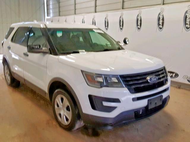 1FM5K8AR9HGB15433 - 2017 FORD EXPLORER P WHITE photo 1