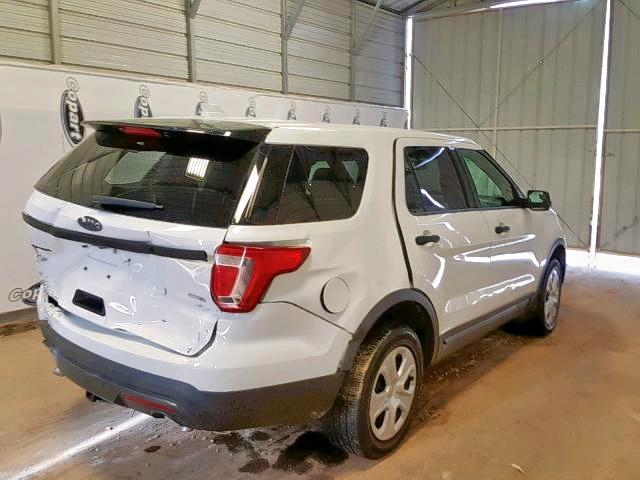 1FM5K8AR9HGB15433 - 2017 FORD EXPLORER P WHITE photo 4