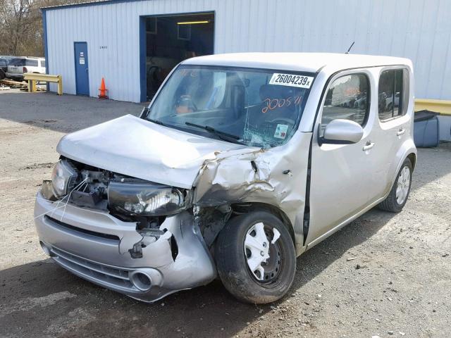 JN8AZ2KR1BT200571 - 2011 NISSAN CUBE BASE SILVER photo 2