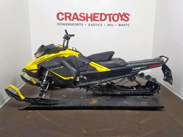 2BPSCDJB9JV000066 - 2018 SKI DOO SUMMIT SP YELLOW photo 3