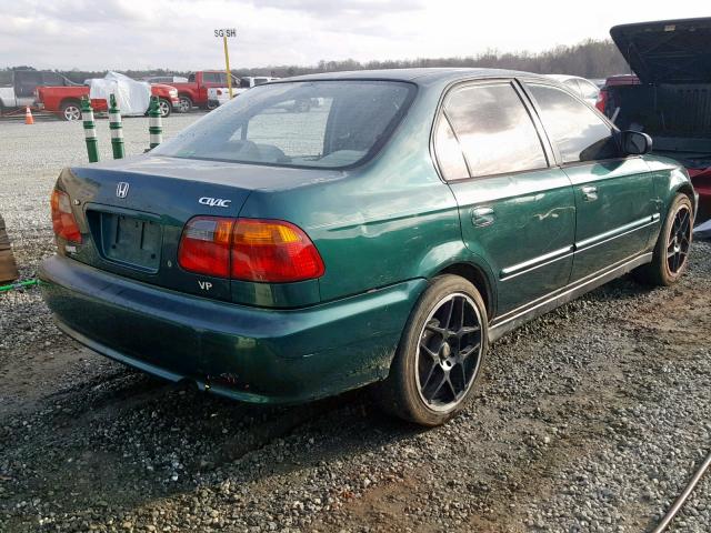 2HGEJ6610YH556551 - 2000 HONDA CIVIC BASE GREEN photo 4