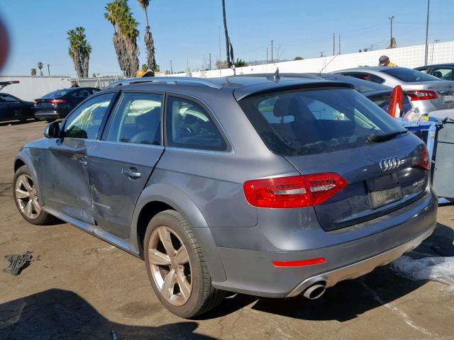 WA1UFAFL7EA095191 - 2014 AUDI A4 ALLROAD GRAY photo 3