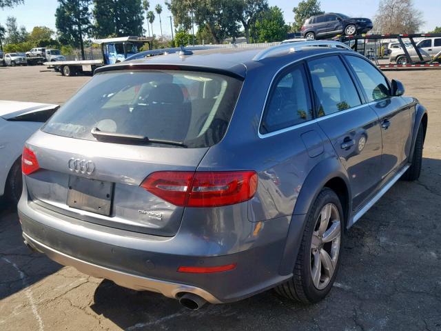 WA1UFAFL7EA095191 - 2014 AUDI A4 ALLROAD GRAY photo 4