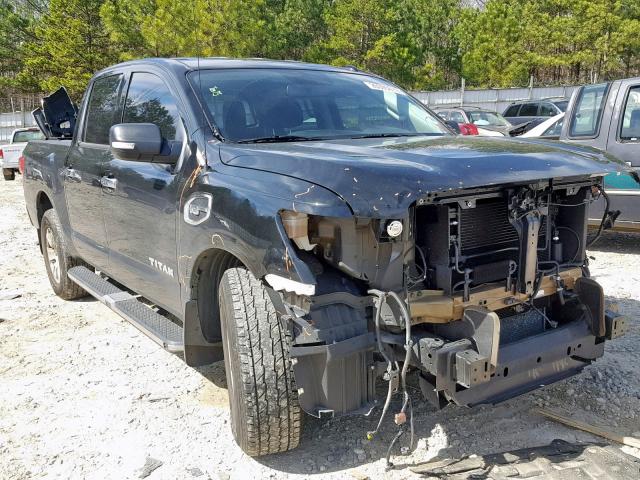 1N6AA1E66HN562890 - 2017 NISSAN TITAN SV BLACK photo 1