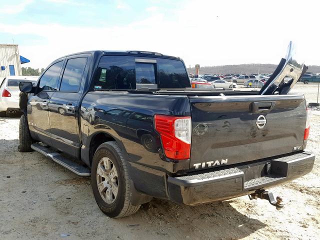 1N6AA1E66HN562890 - 2017 NISSAN TITAN SV BLACK photo 3