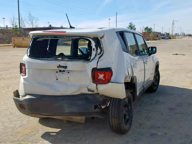ZACCJAAB7HPF82006 - 2017 JEEP RENEGADE S WHITE photo 4