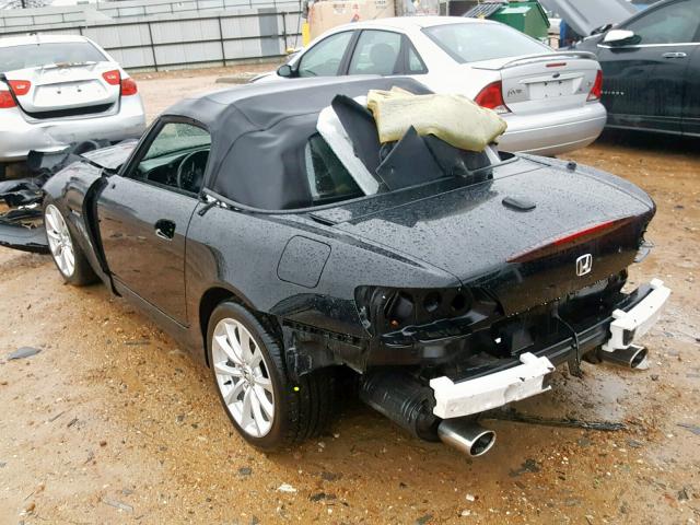 JHMAP21466S001680 - 2006 HONDA S2000 BLACK photo 3