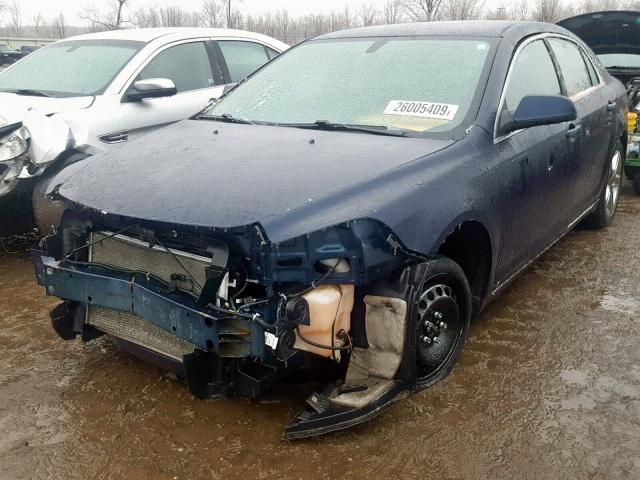1G1ZC5EB7AF113280 - 2010 CHEVROLET MALIBU 1LT ლურჯი ფოტო 2