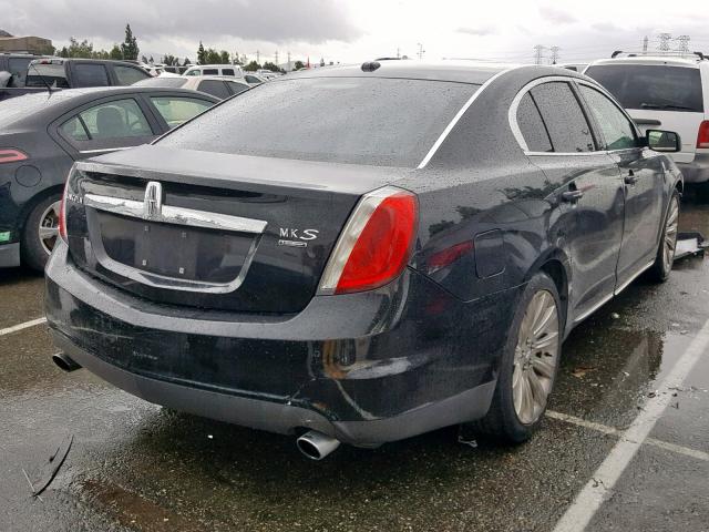 1LNHL9FT9BG604393 - 2011 LINCOLN MKS BLACK photo 4