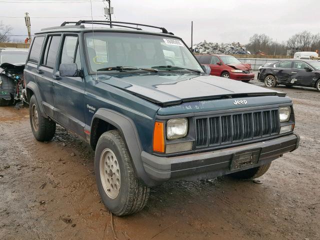 1J4FJ68S2TL188470 - 1996 JEEP CHEROKEE S GREEN photo 1