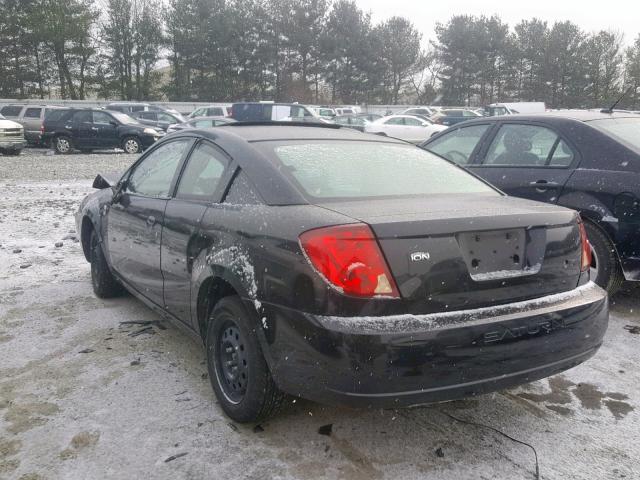 1G8AN12F33Z191341 - 2003 SATURN ION LEVEL BLACK photo 3