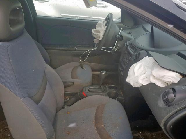 1G8AN12F33Z191341 - 2003 SATURN ION LEVEL BLACK photo 5