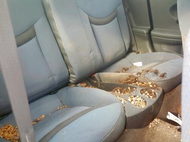 1G8AN12F33Z191341 - 2003 SATURN ION LEVEL BLACK photo 6