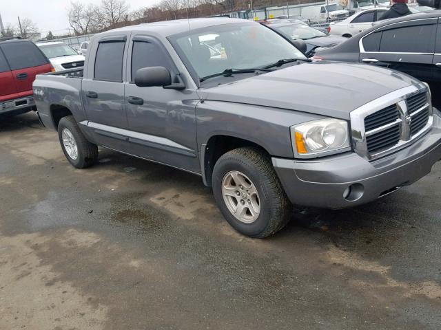 1D7HW48K97S141457 - 2007 DODGE DAKOTA QUA GRAY photo 1