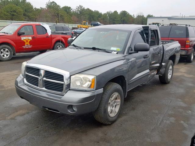 1D7HW48K97S141457 - 2007 DODGE DAKOTA QUA GRAY photo 2