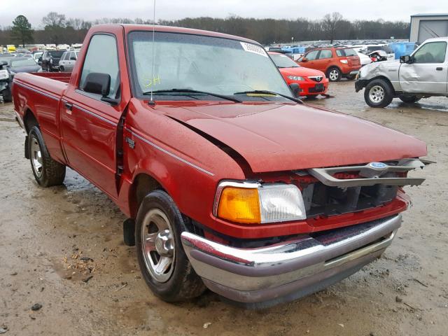 1FTCR10U8VTA19087 - 1997 FORD RANGER RED photo 1