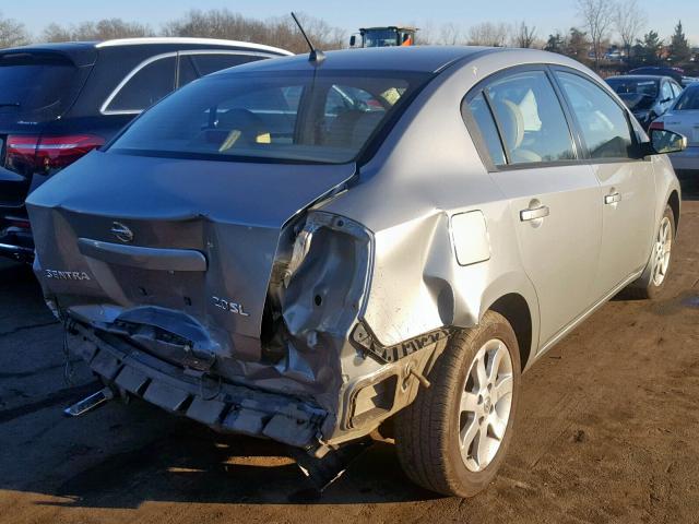 3N1AB61E77L614541 - 2007 NISSAN SENTRA 2.0 SILVER photo 4