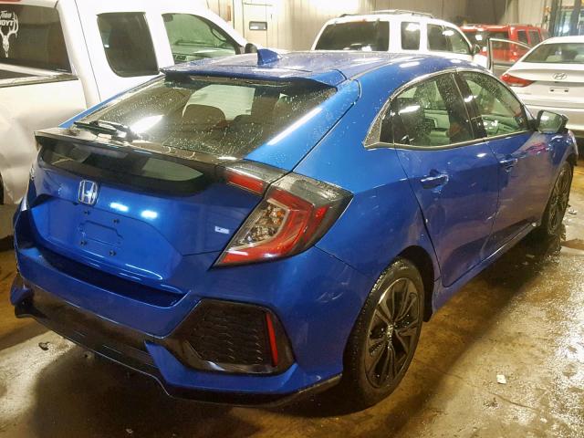 SHHFK7H74HU201281 - 2017 HONDA CIVIC EXL BLUE photo 4