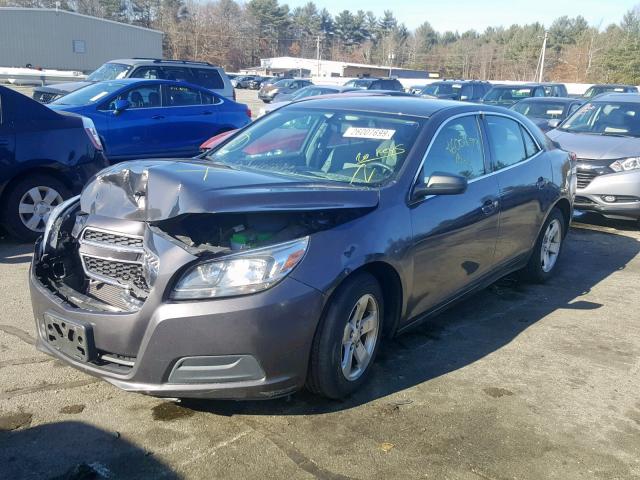 1G11B5SA2DF320448 - 2013 CHEVROLET MALIBU LS GRAY photo 2