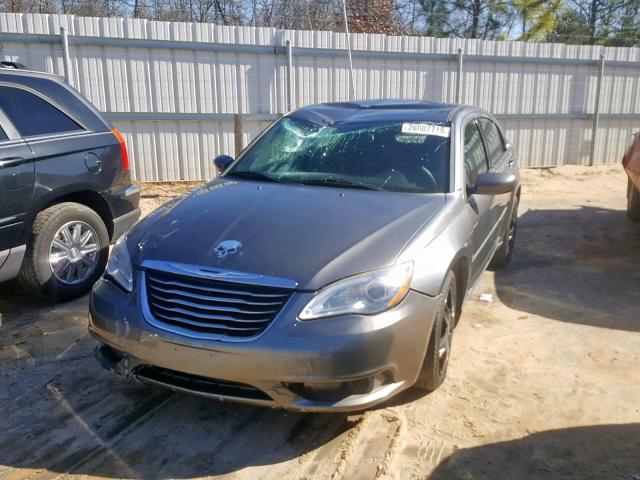 1C3CCBABXCN201769 - 2012 CHRYSLER 200 LX BLACK photo 2