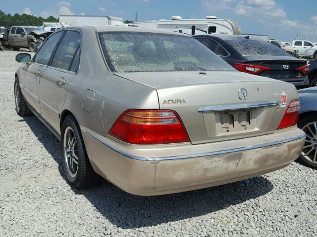 JH4KA9659YC009771 - 2000 ACURA 3.5RL BEIGE photo 3