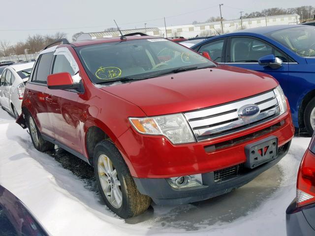 2FMDK4JC9ABB35078 - 2010 FORD EDGE SEL RED photo 1