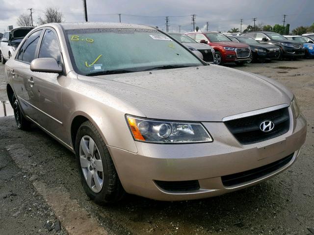 5NPET46C26H142027 - 2006 HYUNDAI SONATA GL GOLD photo 1