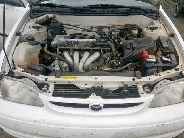 2T1BR12E8YC309181 - 2000 TOYOTA COROLLA VE WHITE photo 7