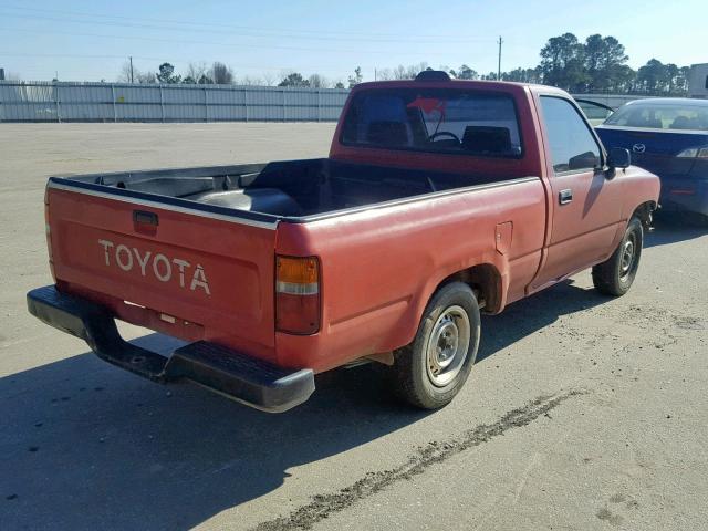 4TARN81A0RZ254083 - 1994 TOYOTA PICKUP 1/2 RED photo 4