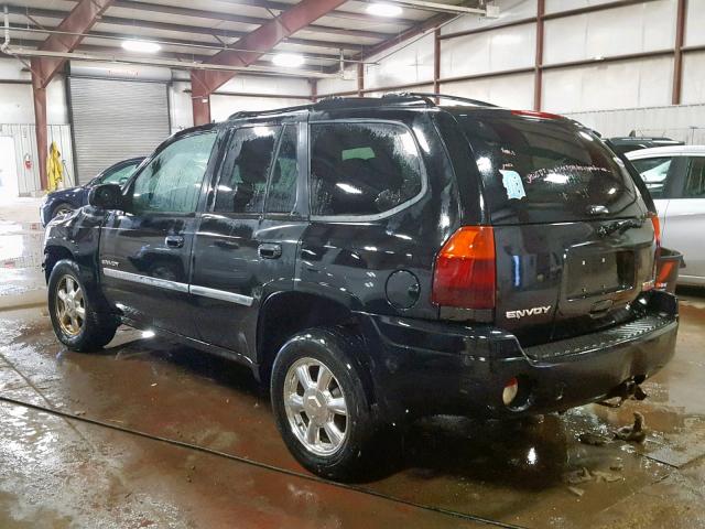 1GKDT13S862198839 - 2006 GMC ENVOY BLACK photo 3