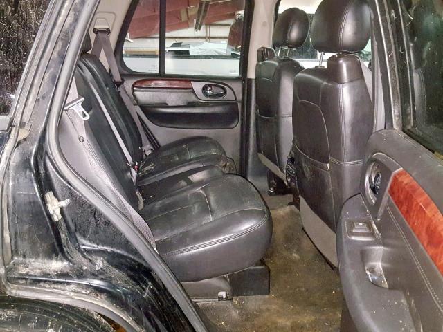 1GKDT13S862198839 - 2006 GMC ENVOY BLACK photo 6